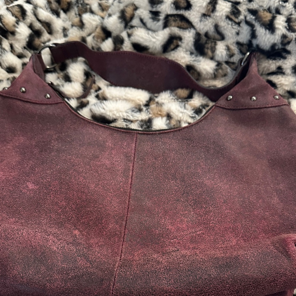 Harley Davidson Burgundy Shoulder Bag - Picture 2 of 8